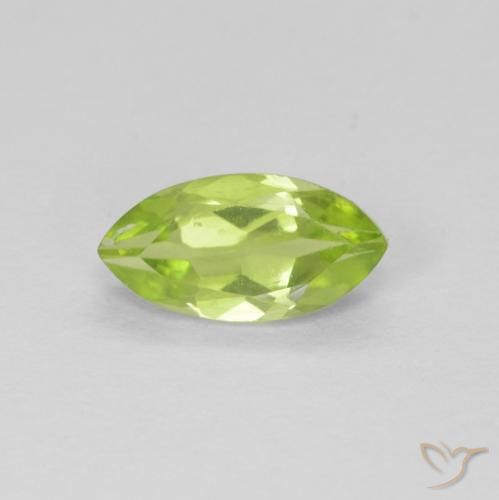 0.65ct Natürlicher gelblich-grün Peridot, Marquise, VS