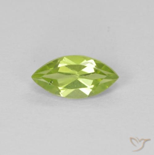 0.65ct Natürlicher gelblich-grün Peridot, Marquise, VS
