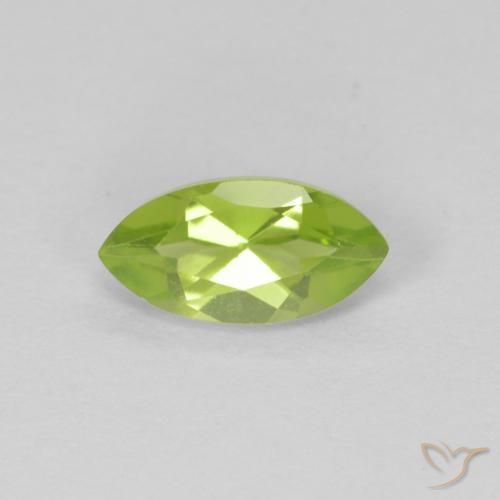 0.72ct Natürlicher Mittelgrün Peridot, Marquise, VS