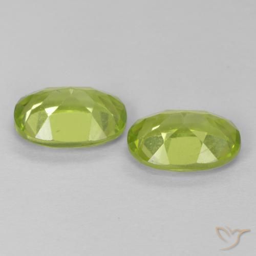 1.79 ct natürliche Mittelgrün Peridot-Edelsteine, Oval, VVS-VS