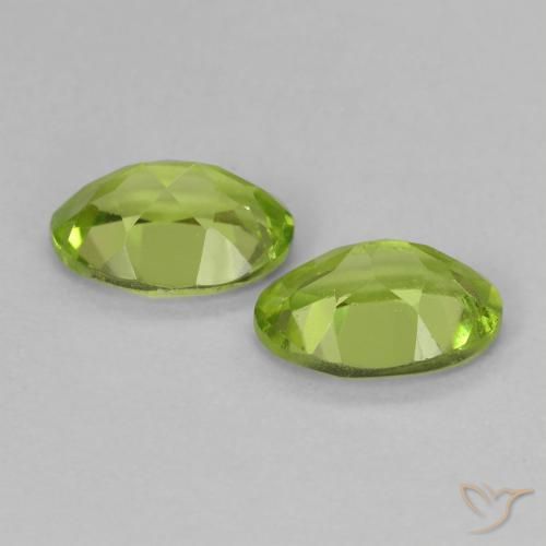 1.60 ct natürliche Mittelgrün Peridot-Edelsteine, Oval, VS
