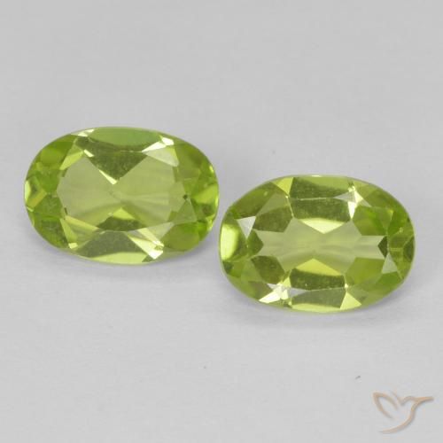 1.38ctw Natürlicher Lebendiges grün Peridot, Oval, VS