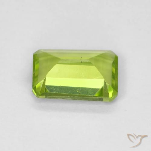 9,17 ctw natürlicher hellgrün Peridot, Oktagonschliff, VS