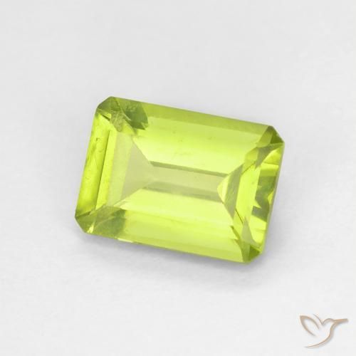 9,17 ctw natürlicher Mittelgrün Peridot, Oktagonschliff, VS-SI