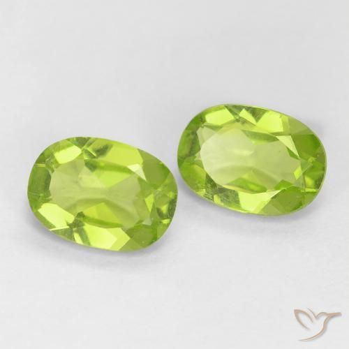 1.77 ct natürliche Mittelgrün Peridot-Edelsteine, Oval, VS