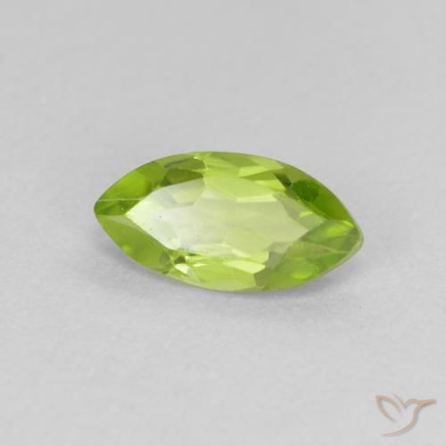 9,17 ctw natürlicher Mittelgrün Peridot, Marquise, VVS-VS