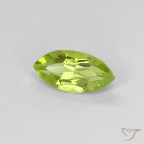 9,17 ctw natürlicher gelblich-grün Peridot, Marquise, VVS-VS