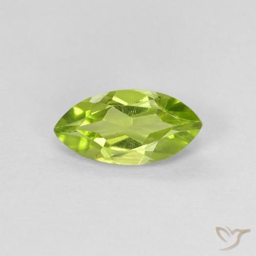0.62ct Natürlicher gelblich-grün Peridot, Marquise, VVS-VS