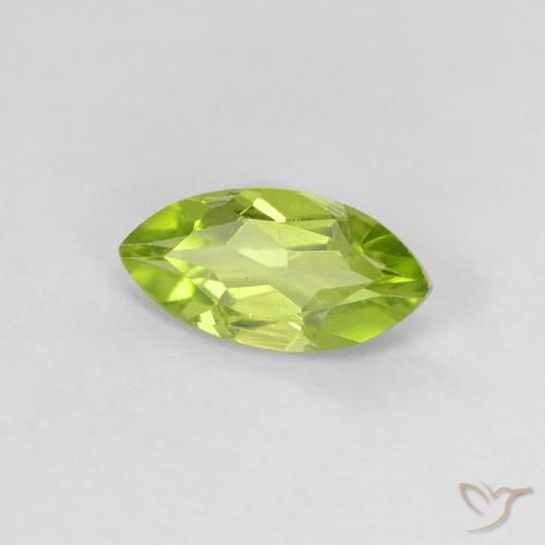 9,17 ctw natürlicher gelblich-grün Peridot, Marquise, VVS-VS