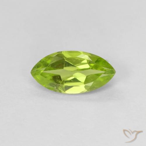0.63ct Natürlicher gelblich-grün Peridot, Marquise, VVS-VS