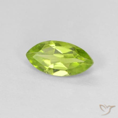 9,17 ctw natürlicher gelblich-grün Peridot, Marquise, VVS-VS