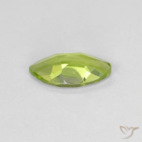 9,17 ctw natürlicher gelblich-grün Peridot, Marquise, VVS-VS