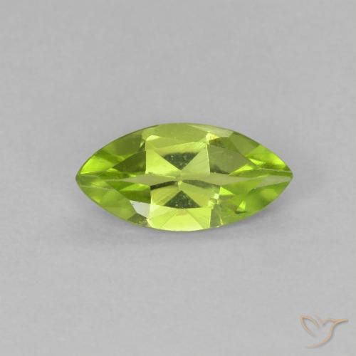 0.58ct Natürlicher gelblich-grün Peridot, Marquise, VVS-VS