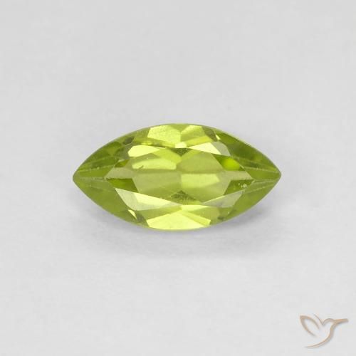 0.73ct Natürlicher Lebendiges grün Peridot, Marquise, VVS-VS
