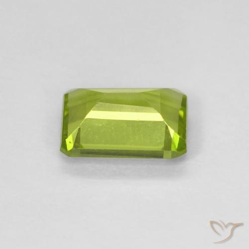 9,17 ctw natürlicher Lebendiges grün Peridot, Oktagonschliff, VS