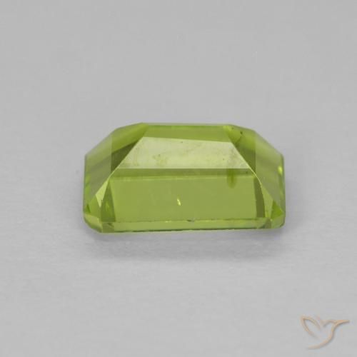 9,17 ctw natürlicher Lebendiges Gelbgrün Peridot, Oktagonschliff, VS