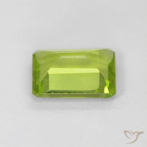 9,17 ctw natürlicher hellgrün Peridot, Oktagonschliff, VS