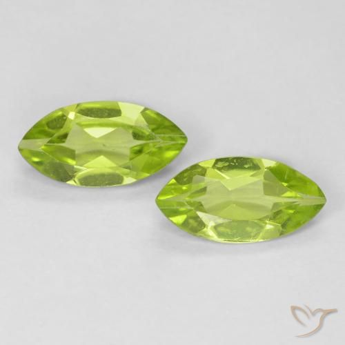 1.11ctw Natürlicher hellgrün Peridot, Marquise, VS