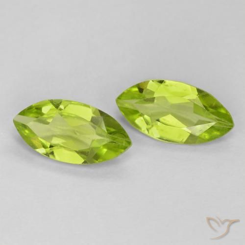1.11 ct natürliche hellgrün Peridot-Edelsteine, Marquise, VS