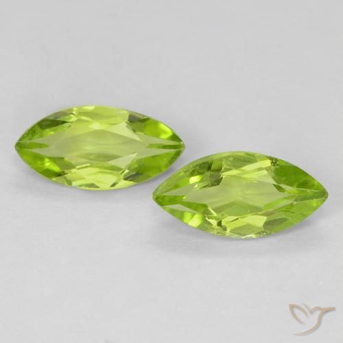 1.14ctw Natürlicher hellgrün Peridot, Marquise, VS