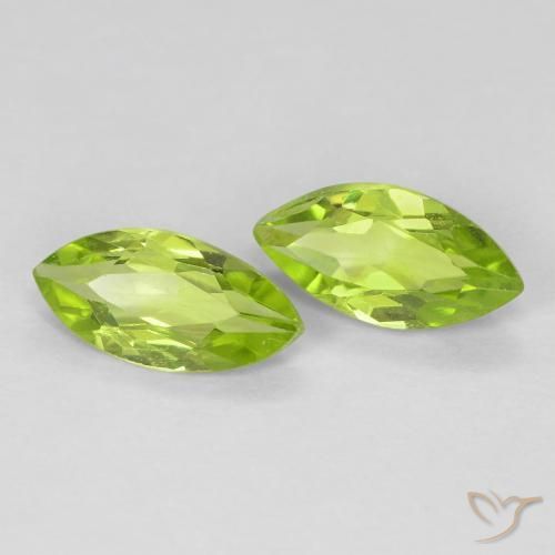 1.14 ct natürliche hellgrün Peridot-Edelsteine, Marquise, VS