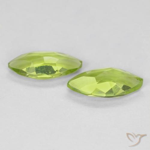 1.14 ct natürliche hellgrün Peridot-Edelsteine, Marquise, VS