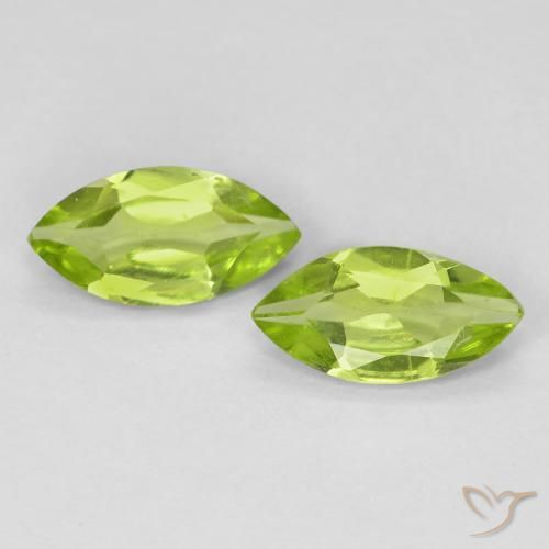 1.01ctw Natürlicher hellgrün Peridot, Marquise, VS