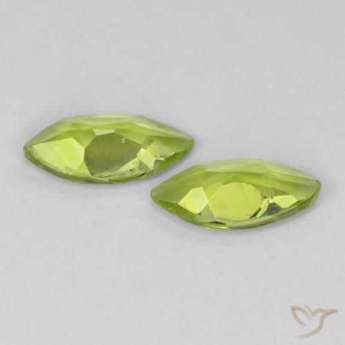 1.01 ct natürliche hellgrün Peridot-Edelsteine, Marquise, VS
