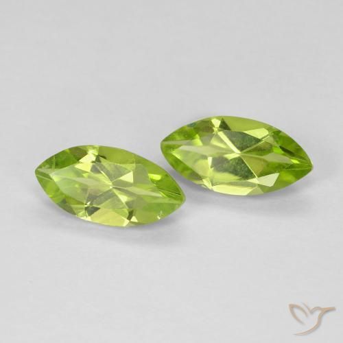 1.26 ct natürliche Mittelgrün Peridot-Edelsteine, Marquise, VS