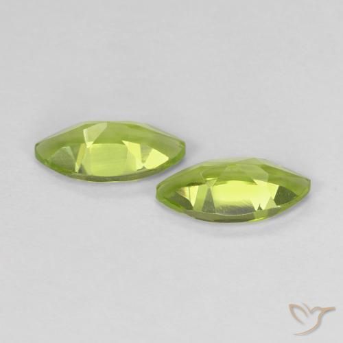 1.26 ct natürliche Mittelgrün Peridot-Edelsteine, Marquise, VS