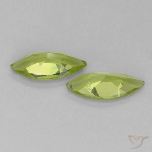 0.87 ct natürliche Mittelgrün Peridot-Edelsteine, Marquise, VS