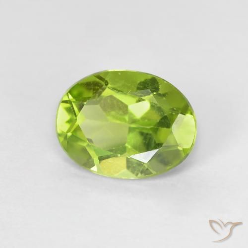 9,17 ctw natürlicher Lebendiges grün Peridot, Oval, VS