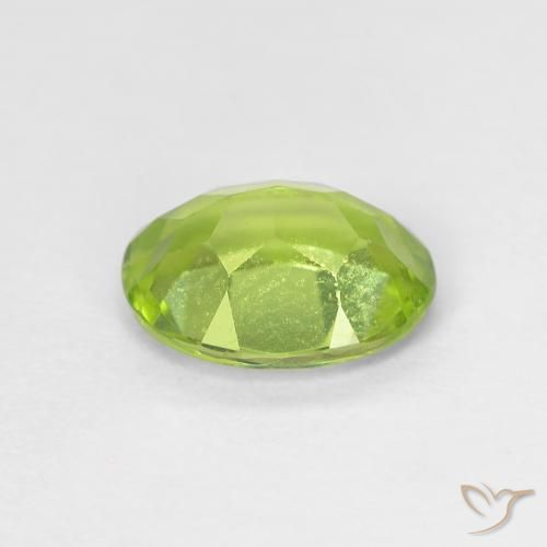9,17 ctw natürlicher Lebendiges grün Peridot, Oval, VS
