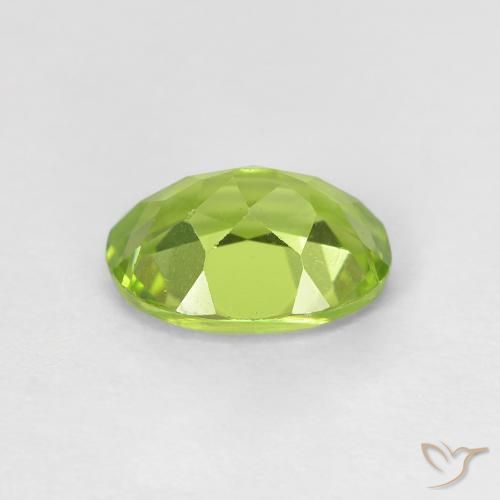 9,17 ctw natürlicher hellgrün Peridot, Oval, VVS-VS