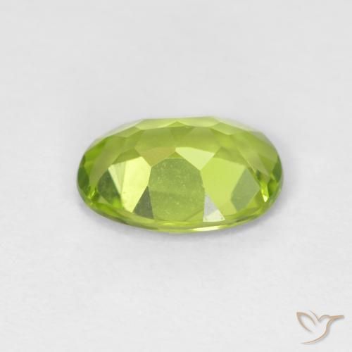 9,17 ctw natürlicher hellgrün Peridot, Oval, VVS-VS