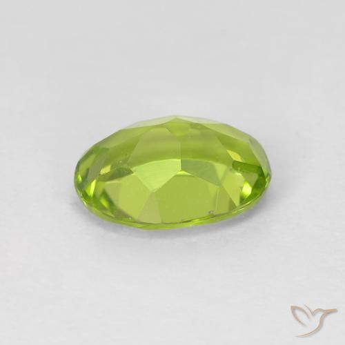 9,17 ctw natürlicher hellgrün Peridot, Oval, VVS-VS