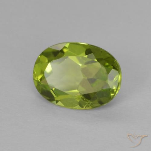 9,17 ctw natürlicher Lebendiges grün Peridot, Oval, VVS-VS