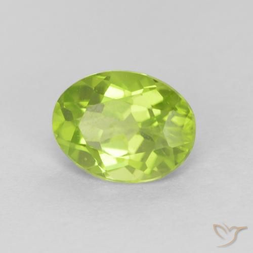9,17 ctw natürlicher Mittelgrün Peridot, Oval, VS