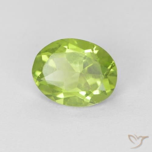 9,17 ctw natürlicher Mittelgrün Peridot, Oval, VS