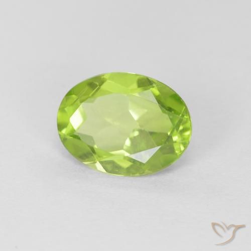 9,17 ctw natürlicher Mittelgrün Peridot, Oval, VS