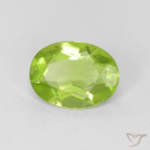 1.22ct Natürlicher Mittelgrün Peridot, Oval, VS