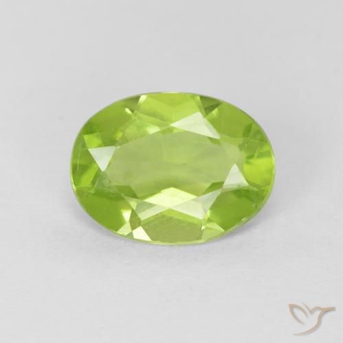 9,17 ctw natürlicher Mittelgrün Peridot, Oval, VS