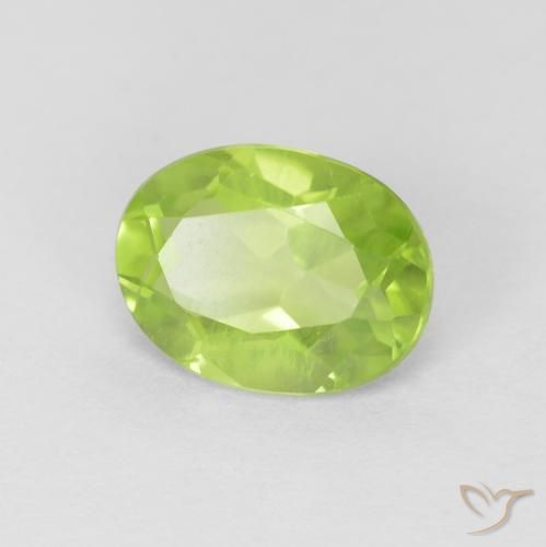 9,17 ctw natürlicher Lebendiges grün Peridot, Oval, VS