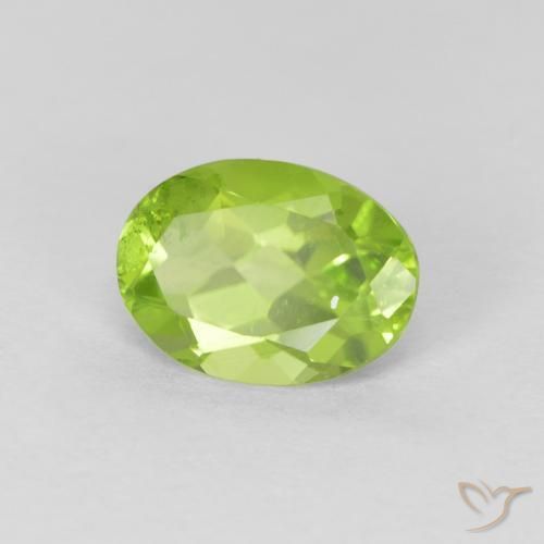 9,17 ctw natürlicher Mittelgrün Peridot, Oval, VS