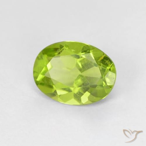 9,17 ctw natürlicher Lebendiges grün Peridot, Oval, VS