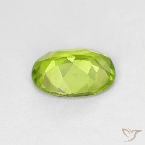 9,17 ctw natürlicher gelblich-grün Peridot, Oval, VS