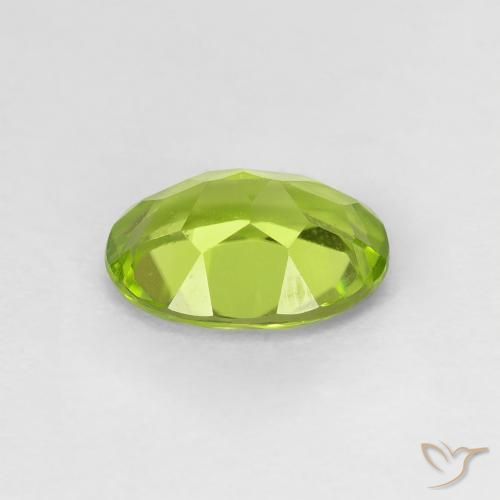 9,17 ctw natürlicher Lebendiges Gelbgrün Peridot, Oval, VS