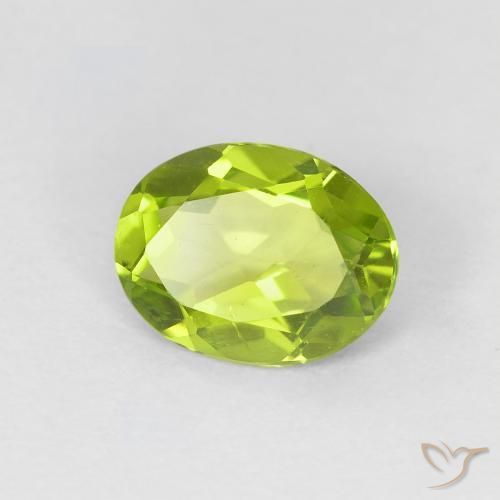 9,17 ctw natürlicher Mittelgrün Peridot, Oval, VS
