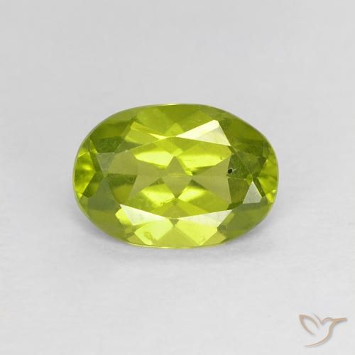 1.15ct Natürlicher Olivgrün Peridot, Oval, VS