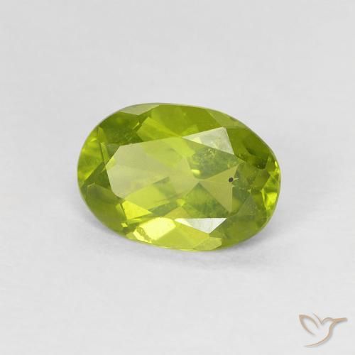 9,17 ctw natürlicher Olivgrün Peridot, Oval, VS